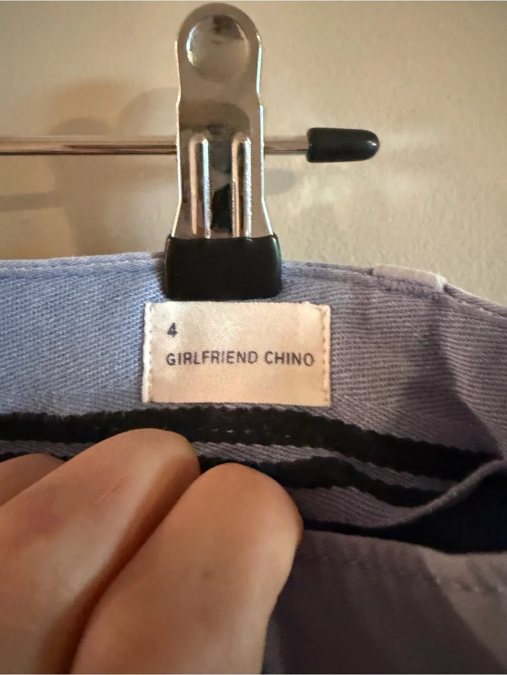 GAP Light Blue Girlfriend Chino Pants